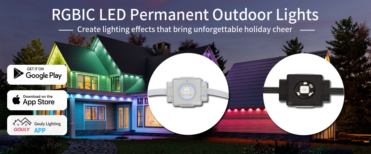 permanent led outdoor lights